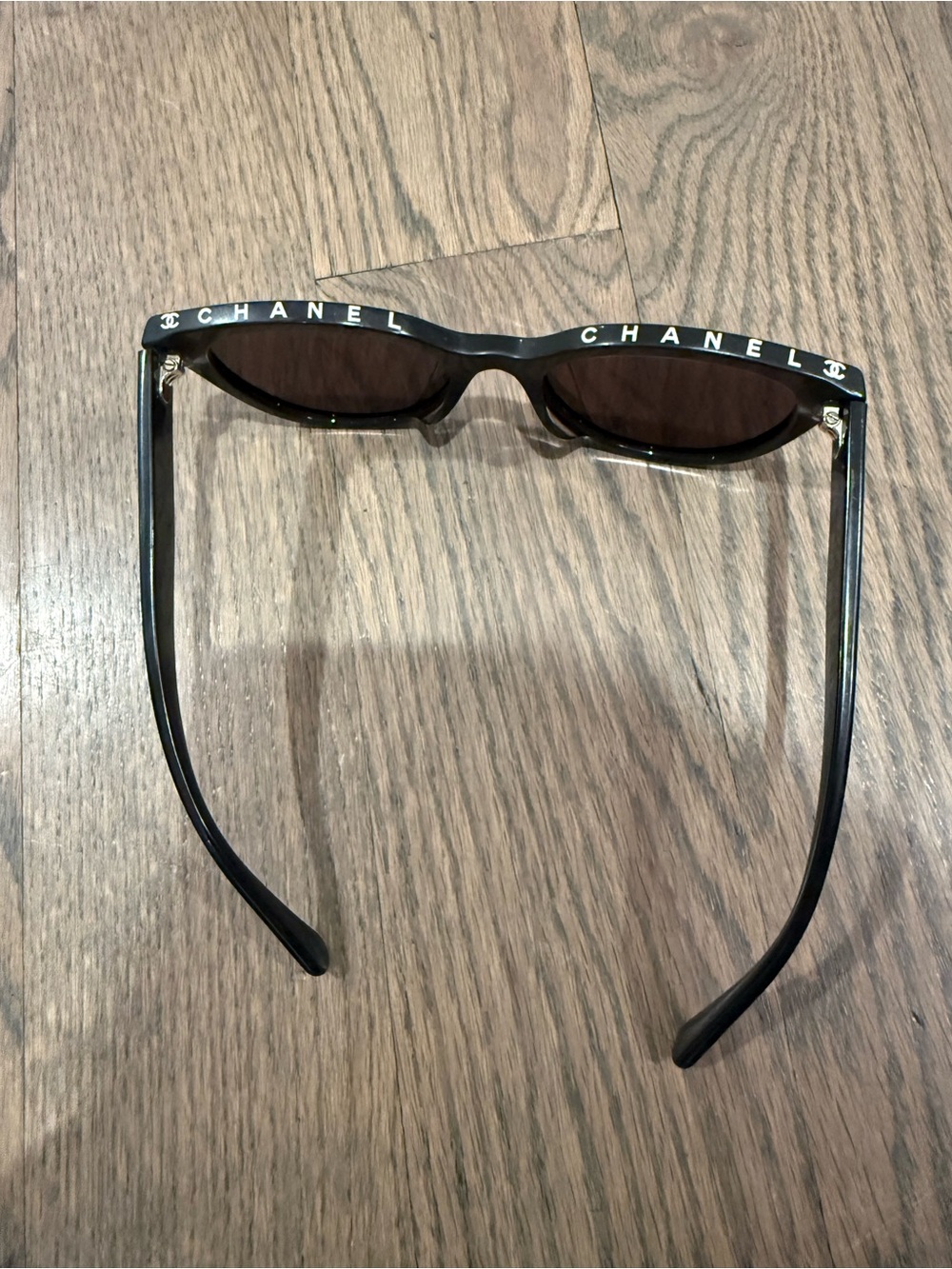 CHANEL Butterfly Acetate Sunglasses Brown - Picture 3 of 15